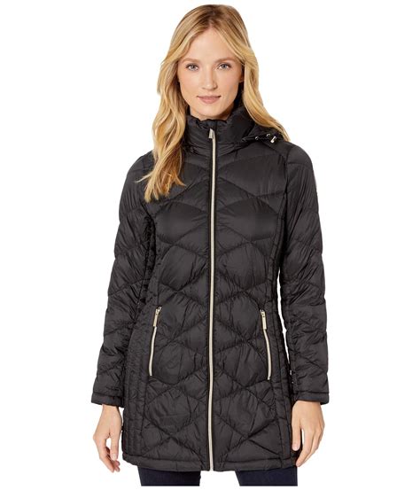 michael kors black diamond jacke|Empire Diamond Puffer Jacket .